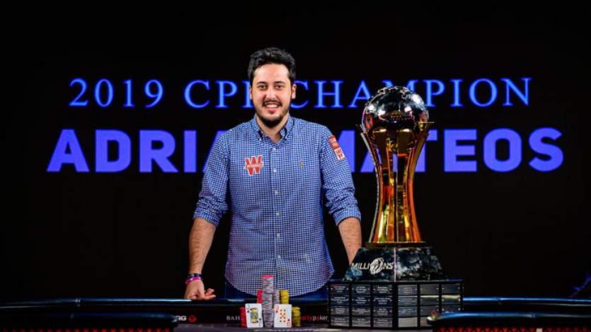 Занос Адриана Матеоса на PartyPoker Millions World 2019 и чемпион Украины по спортивному покеру